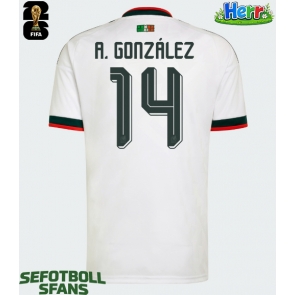 Mexiko Armando Gonzalez #14 Bortatröja VM 2026 Kortärmad